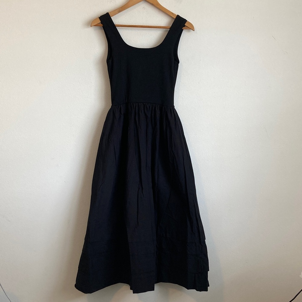 J.‎ Crew Drop-waist mixy dress in Black- Size XXS - Picture 4 of 6
